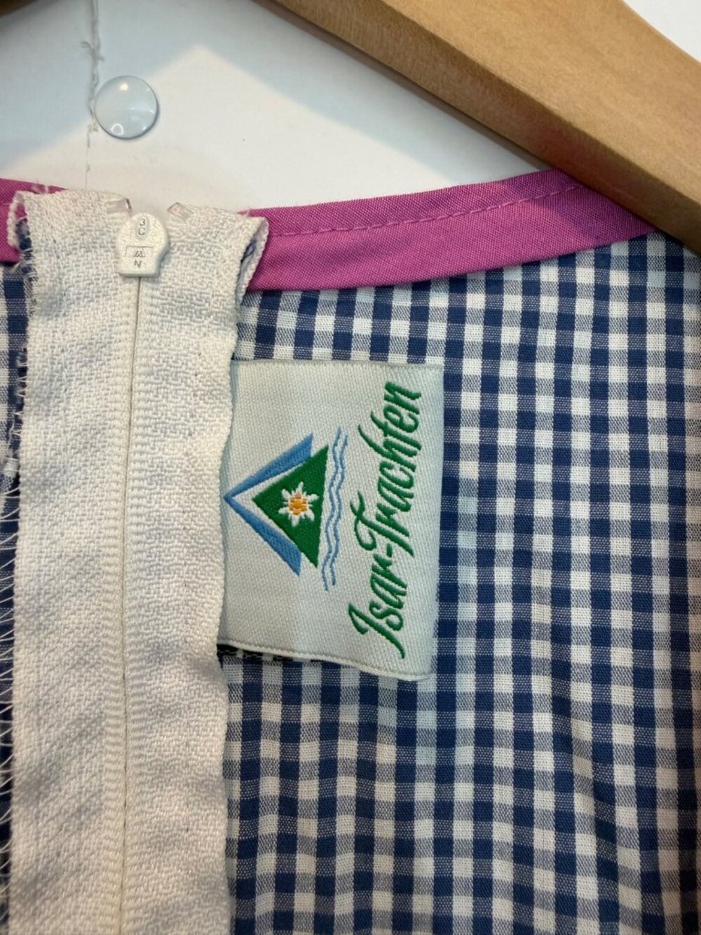 Isar-Trachten Girl's Dirndl Apron Dress German Oktoberfest Size 140 US 10-12 - Picture 4 of 8